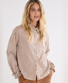 Dames blouse bruin