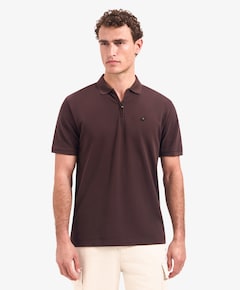 Heren polo bruin