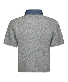 Dames vest grijs