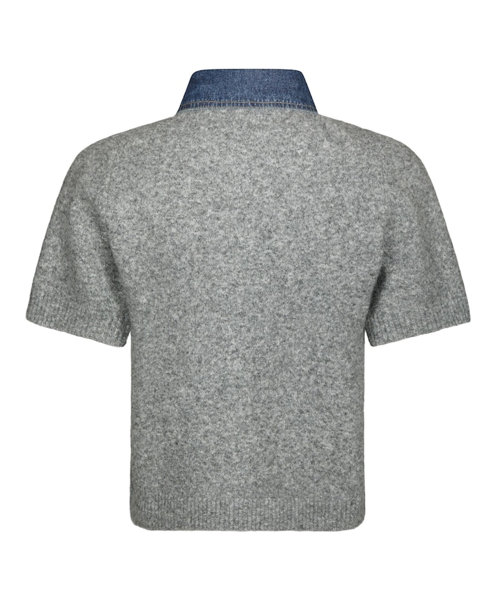 Dames vest grijs