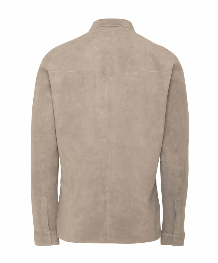 Heren overshirt bruin