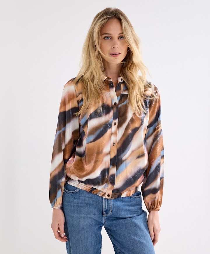 Dames blouse multicolor