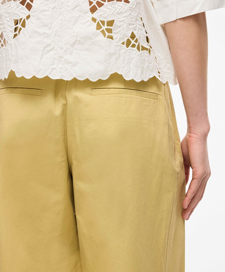 ROUPETRA RW F/L BARREL TROUSER dames broek beige