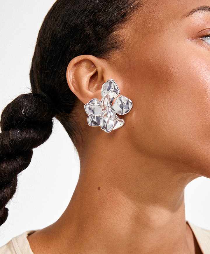 Dames oorbellen zilver