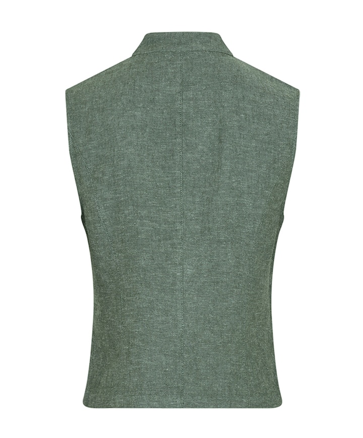 Dames gilet groen