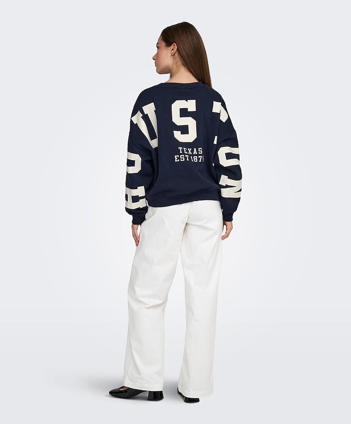 Dames sweater blauw