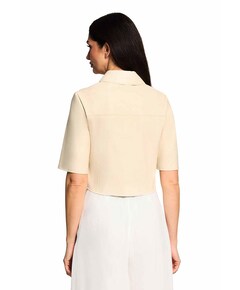 Dames blouse beige