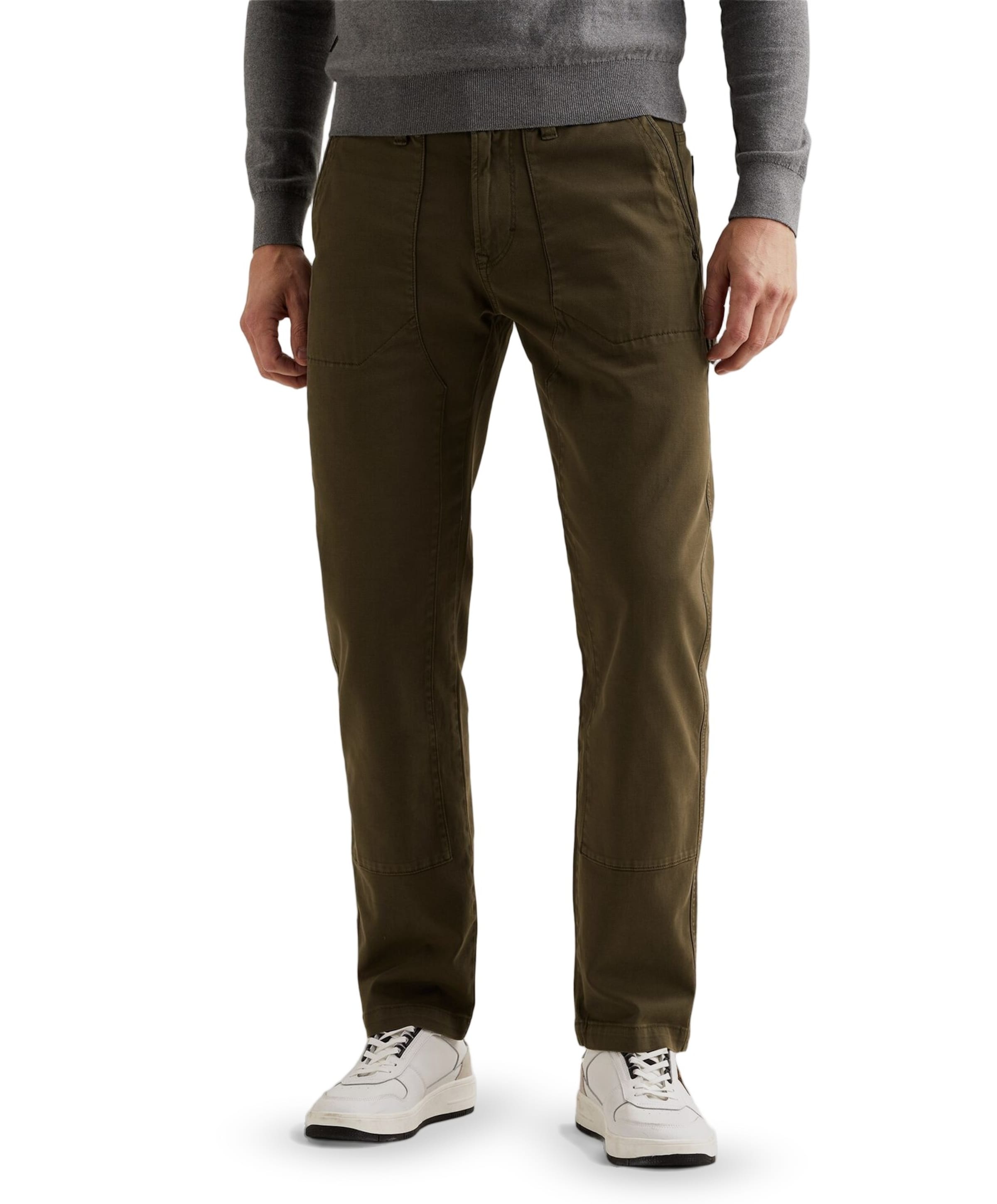 FALCON WORKER PANTS FANCY STRUCTUR heren jeans groen