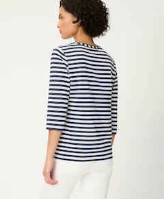 Dames longsleeve blauw