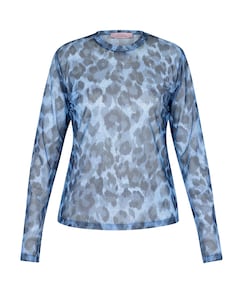 Dames longsleeve blauw