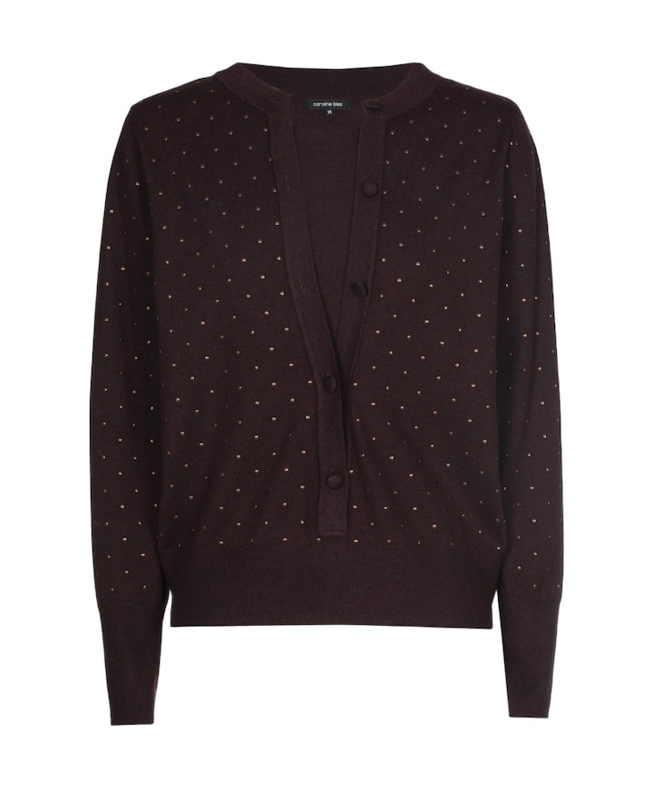 Dames trui bordeaux