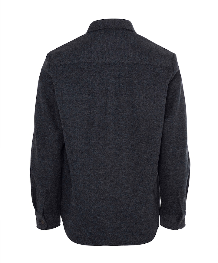 Heren overshirt blauw