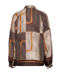 Dames blouse bruin