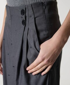 SagaCC Pleat LL broek grijs