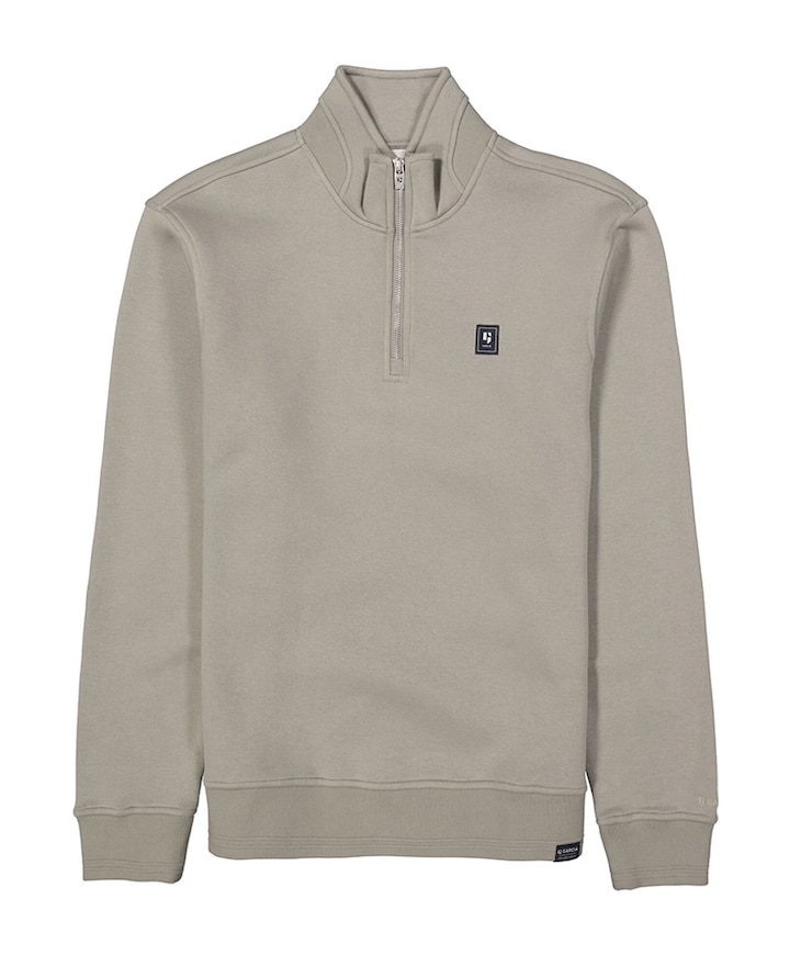 Sweater met rits groen