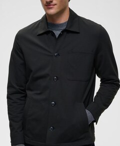 Heren overshirt zwart