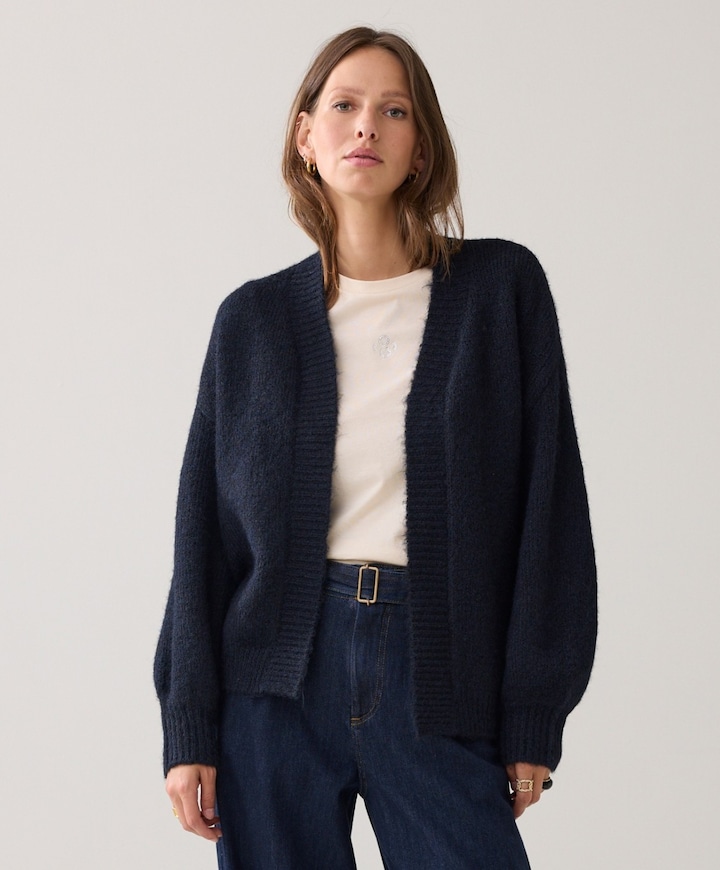 Dames vest blauw
