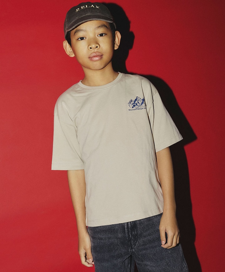 Jongens t-shirt ecru