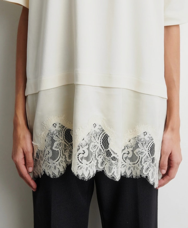 Dames T-shirt ecru