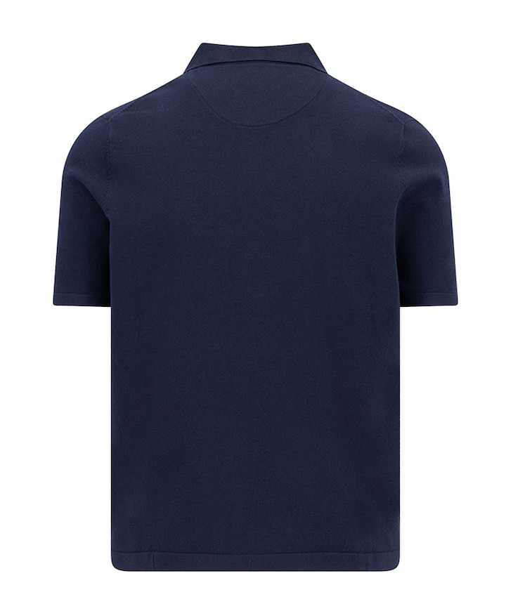 Heren polo blauw