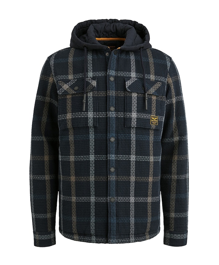 Vest lange mouw blauw