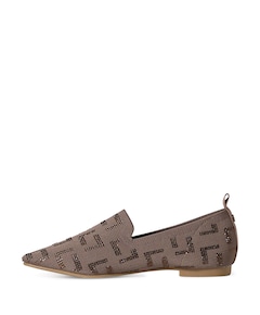 dames loafers bruin