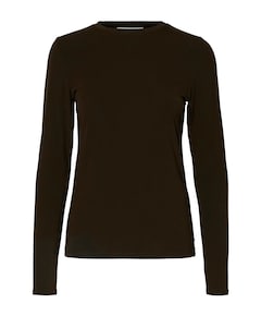 Dames longsleeve bruin