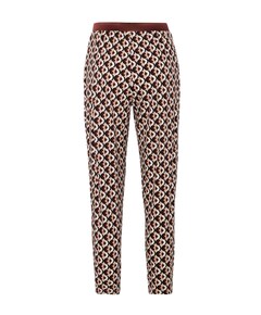 Dames pyjamabroek bordeaux