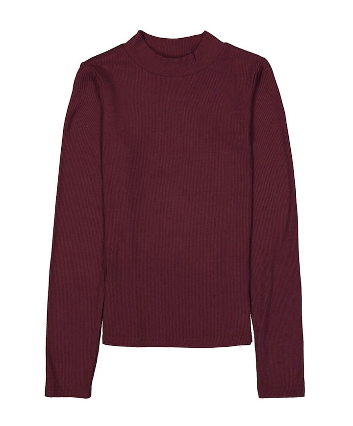 Meisjes longsleeve bordeaux
