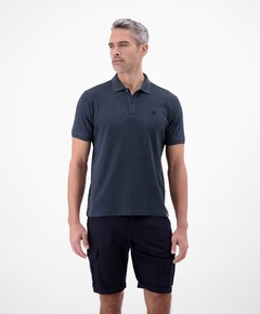 Heren polo blauw