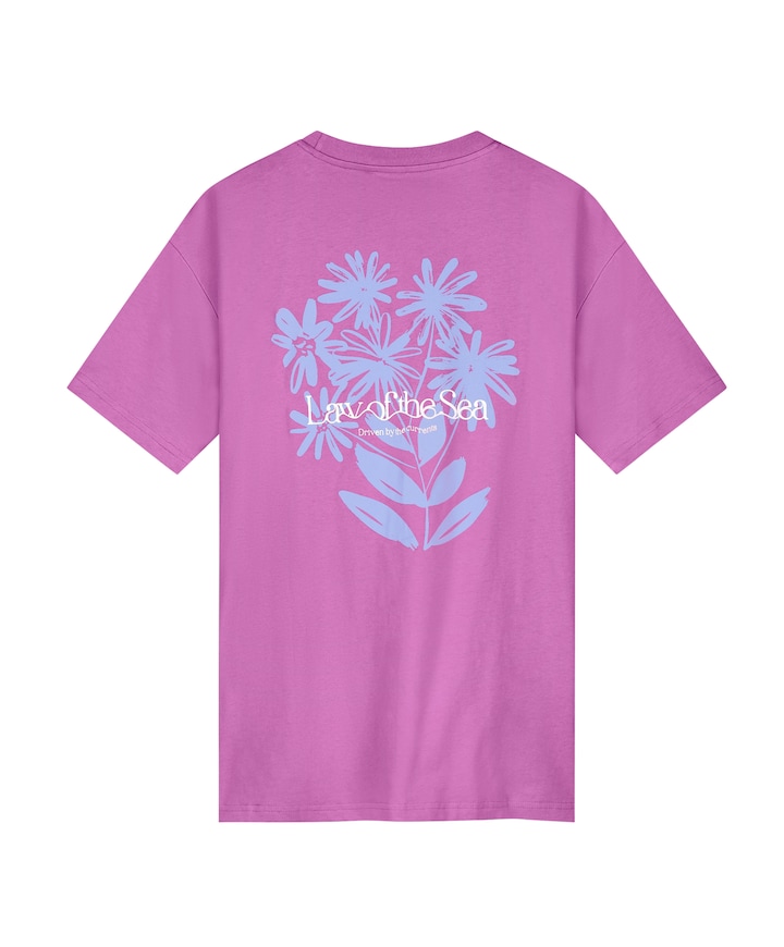 Heren T-shirt paars