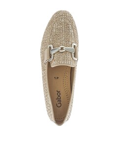 dames loafers beige