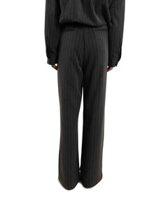 Fenna Stripe Strass pantalon grijs