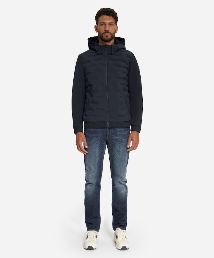 Heren jas blauw
