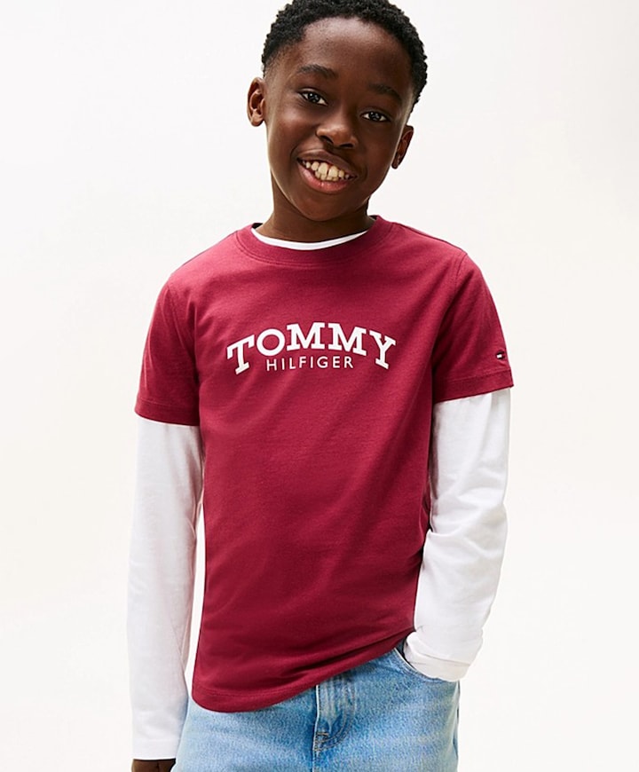 Jongens t-shirt rood