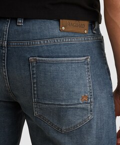 V40 RIDER heren korte broek blauw