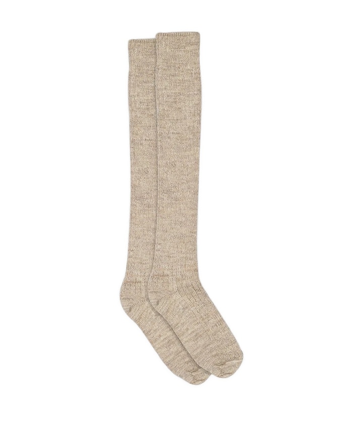 Dames sokken beige