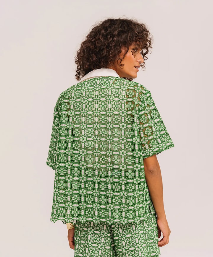 Dames blouse groen
