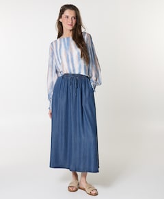 Dames blouse blauw