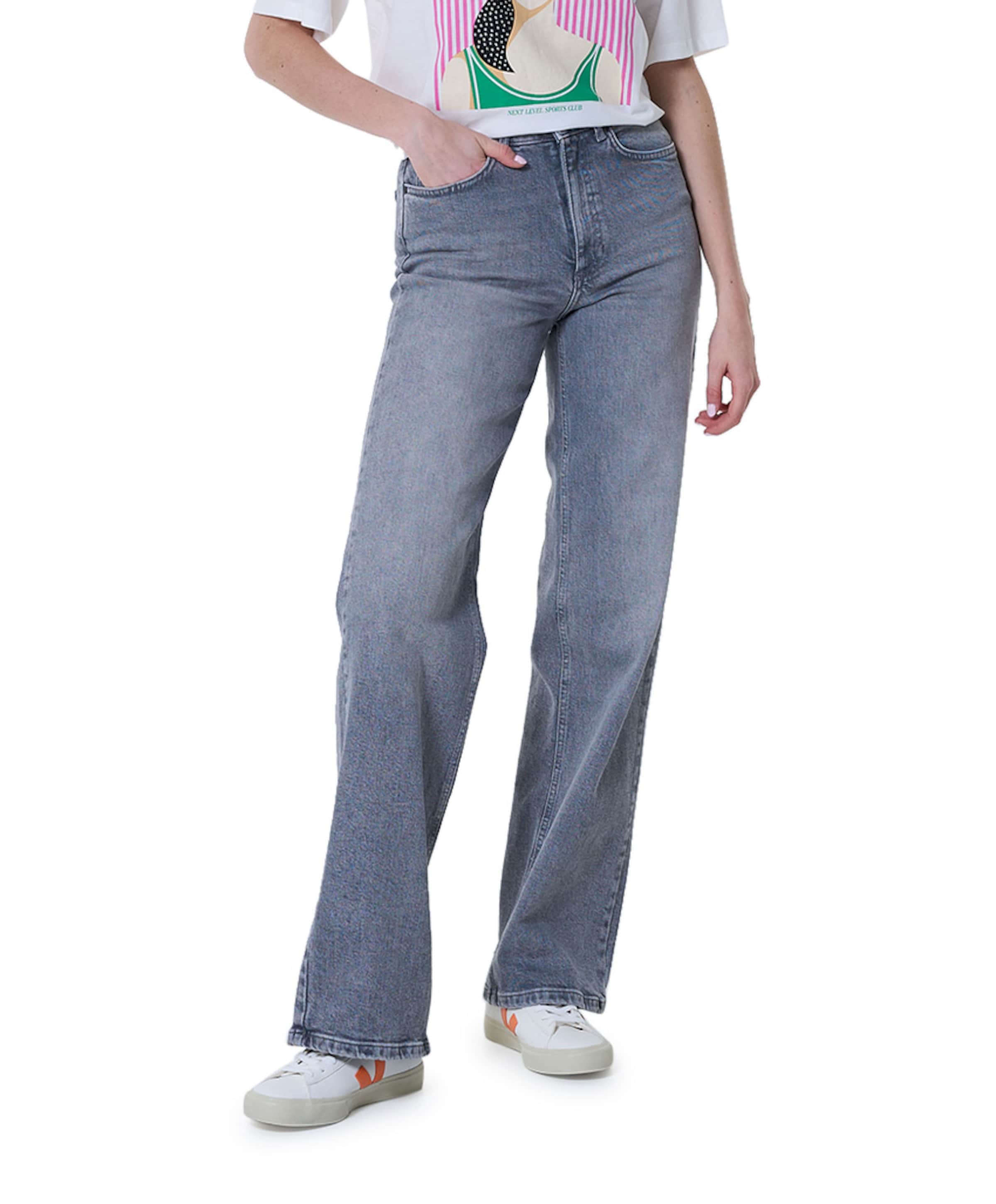 ONLJUICY HW WIDE LEG REA707 DNM NOO dames jeans grijs
