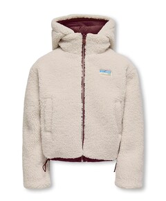 Meisjes omkeerbare jas bordeaux