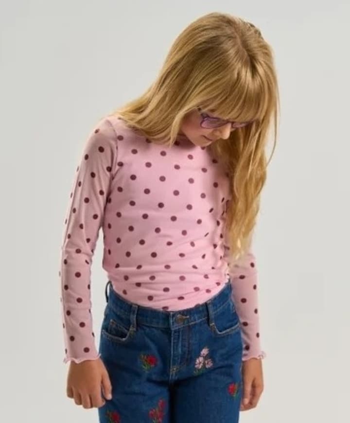 Meisjes longsleeve roze