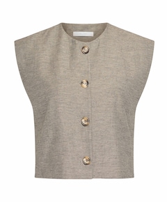 Dames gilet grijs