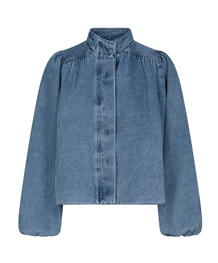 Dames jas blauw