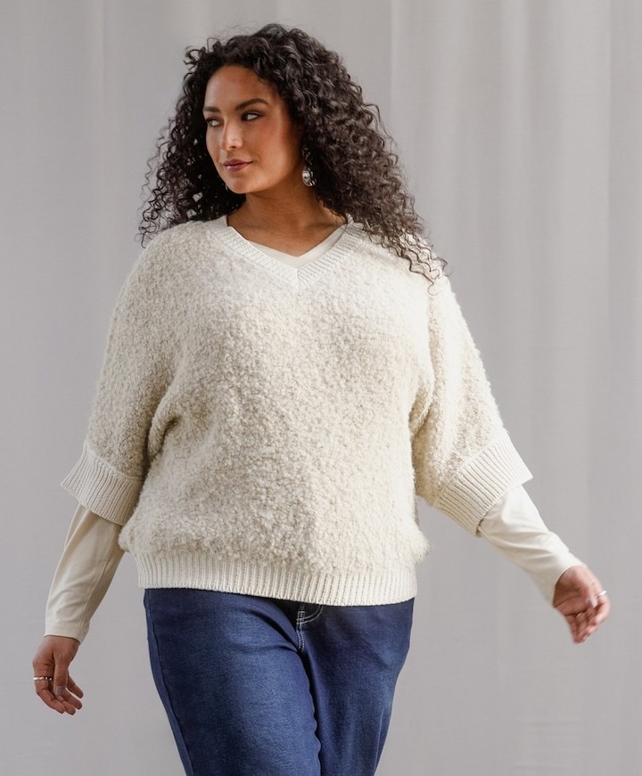 Dames trui beige