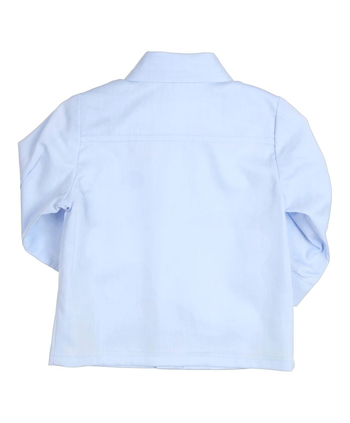 Jongens overhemd blauw