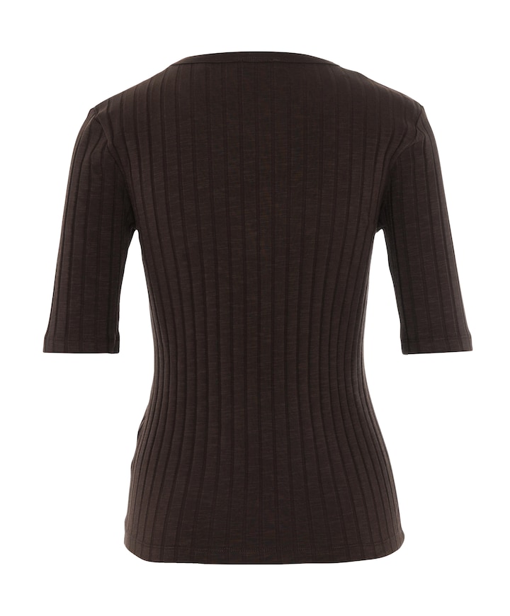 Dames T-shirt bruin