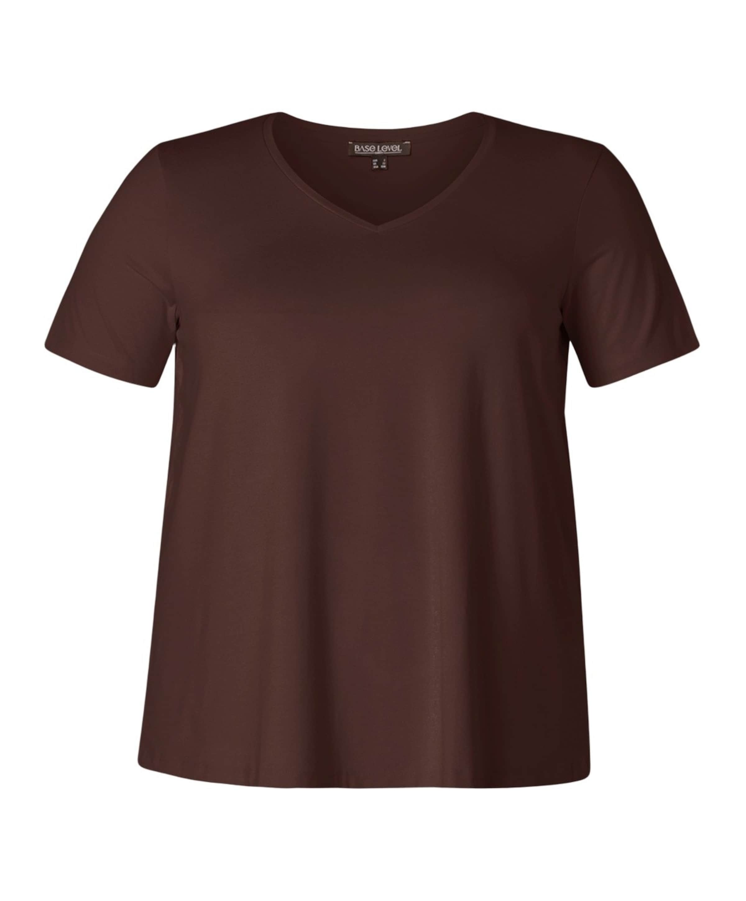Dames T-shirt bruin