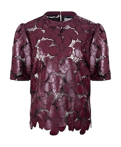 Dames top bordeaux