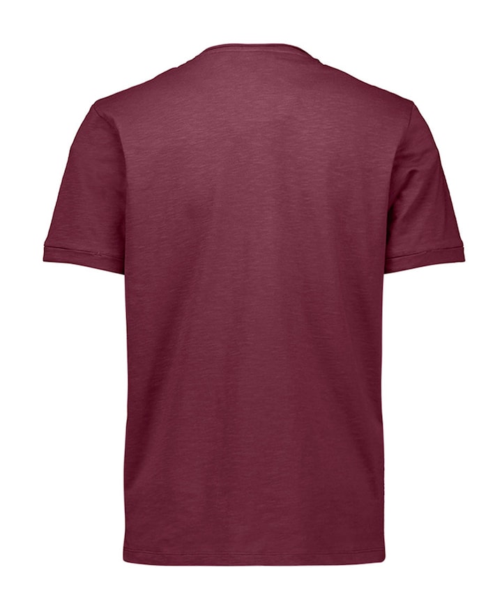 Heren t-shirt bordeaux
